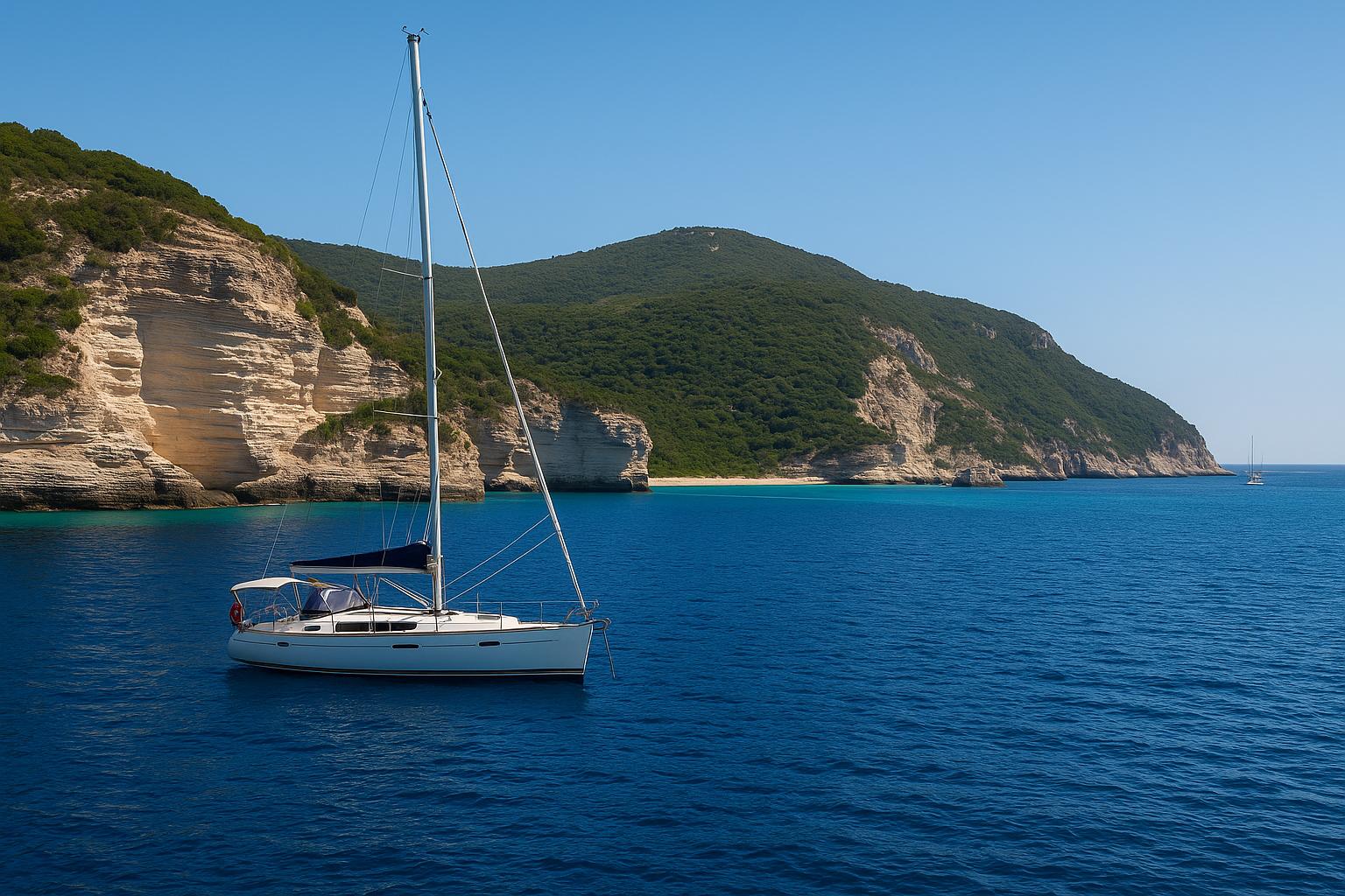 alquilar un velero en Córcega